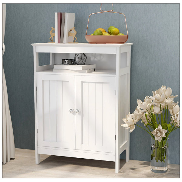 Wildon Home Dennice Freestanding Bathroom Cabinet Wayfair